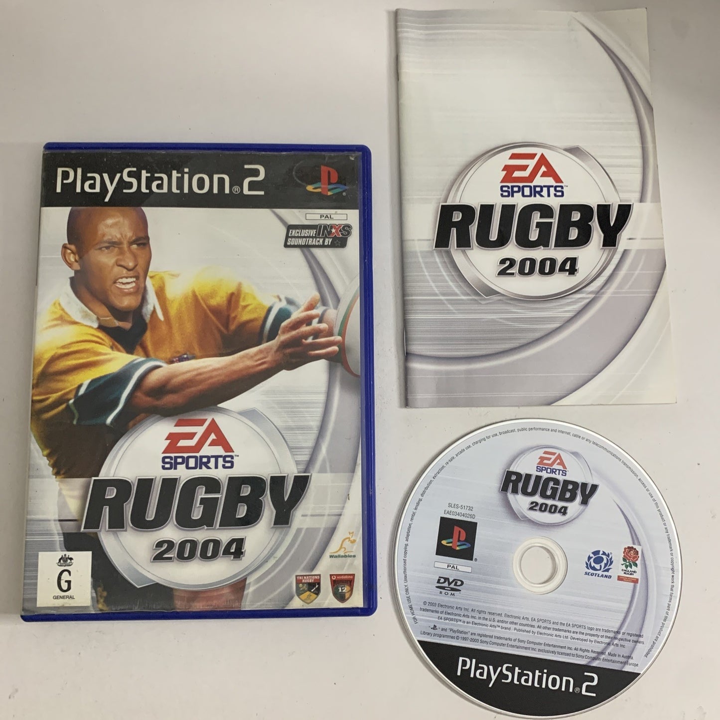 Rugby 2004 PS2 PlayStation 2 PAL EA Sports Game Complete