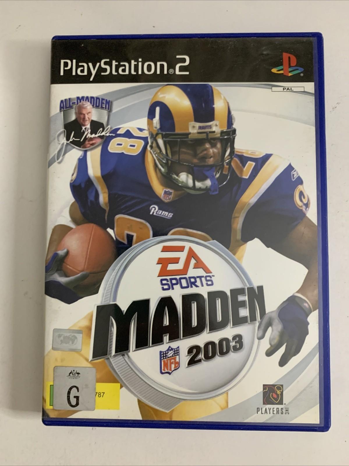 Madden NFL 2003 PS2 Sony Playstation 2 PAL Game Complete – Retro Unit