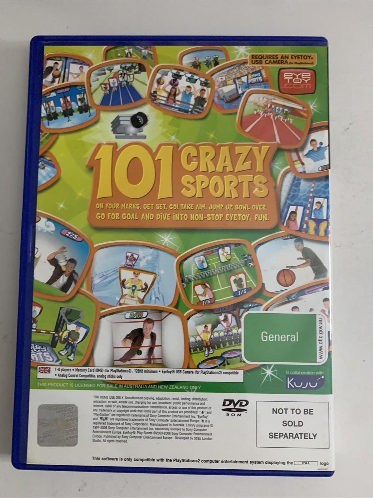 EyeToy: Play Sports PS2 Sony PlayStation 2 2006 PAL Game Complete