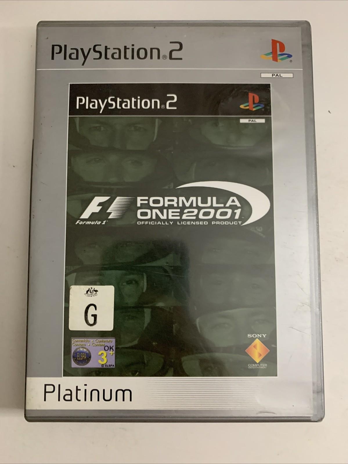 Formula One 2001 PS2 Sony PlayStation 2 PAL Game Complete