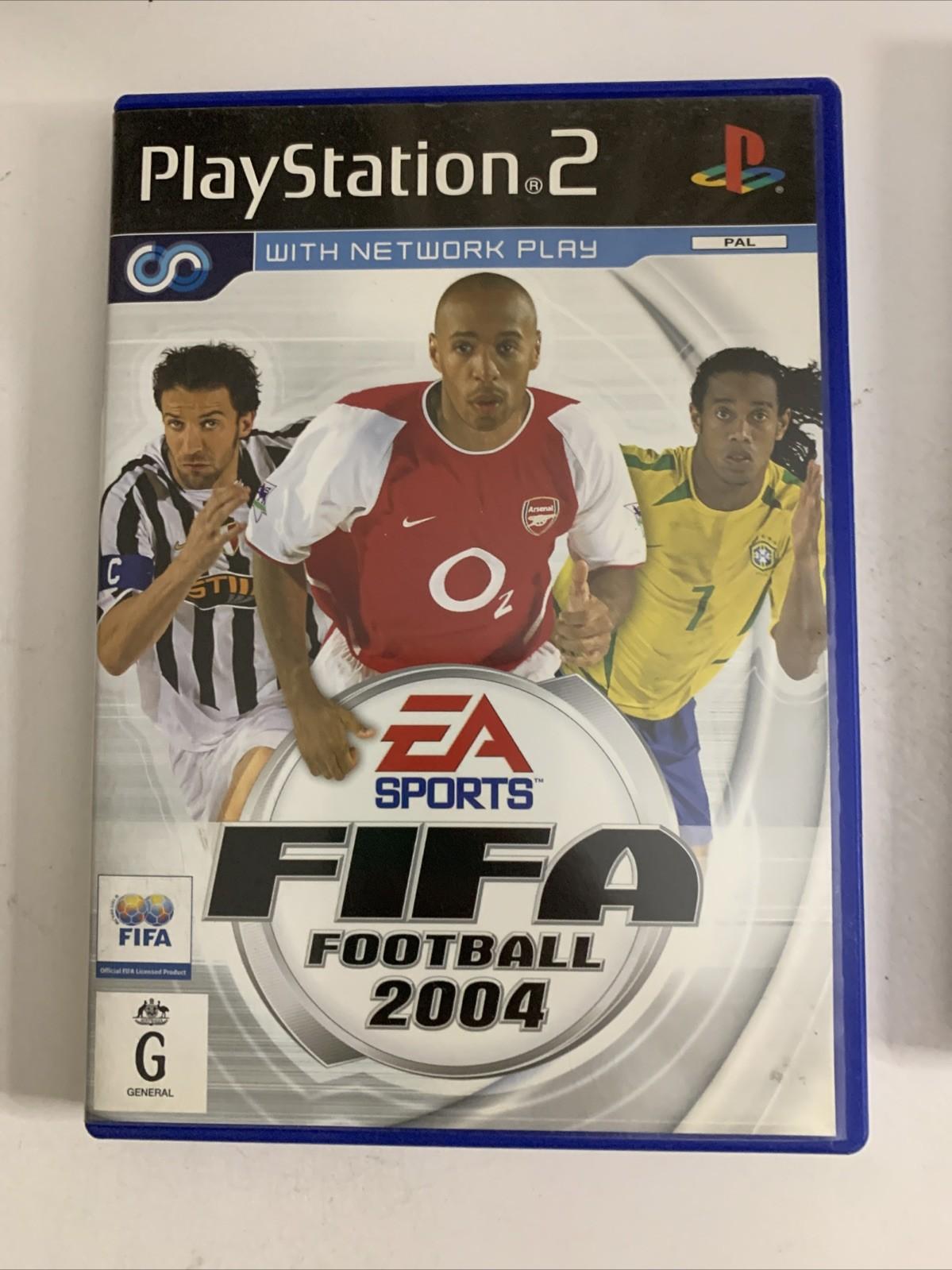 FIFA 2004 + 2005 PS2 Sony PlayStation 2 PAL Football Game
