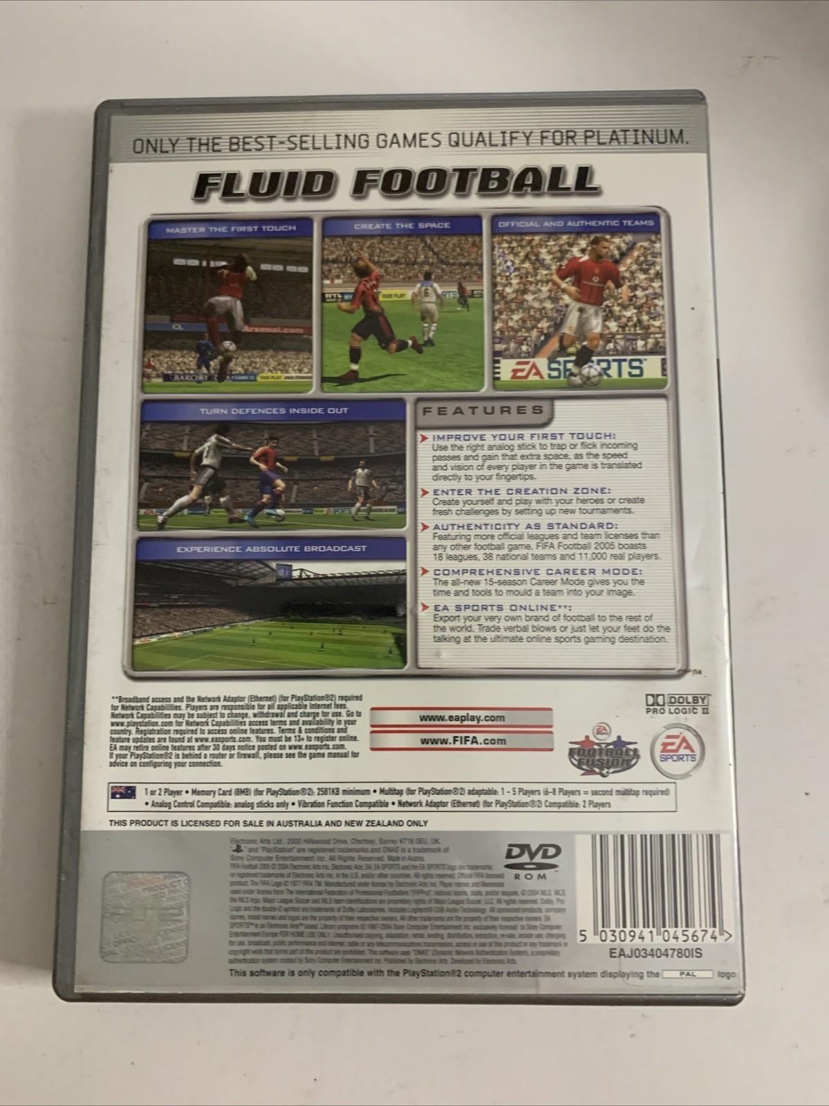 FIFA 2004 + 2005 PS2 Sony PlayStation 2 PAL Football Game