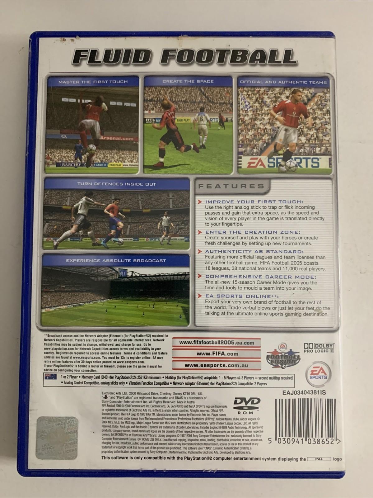 FIFA Football 2005 PS2 Sony PlayStation 2 PAL Game Complete
