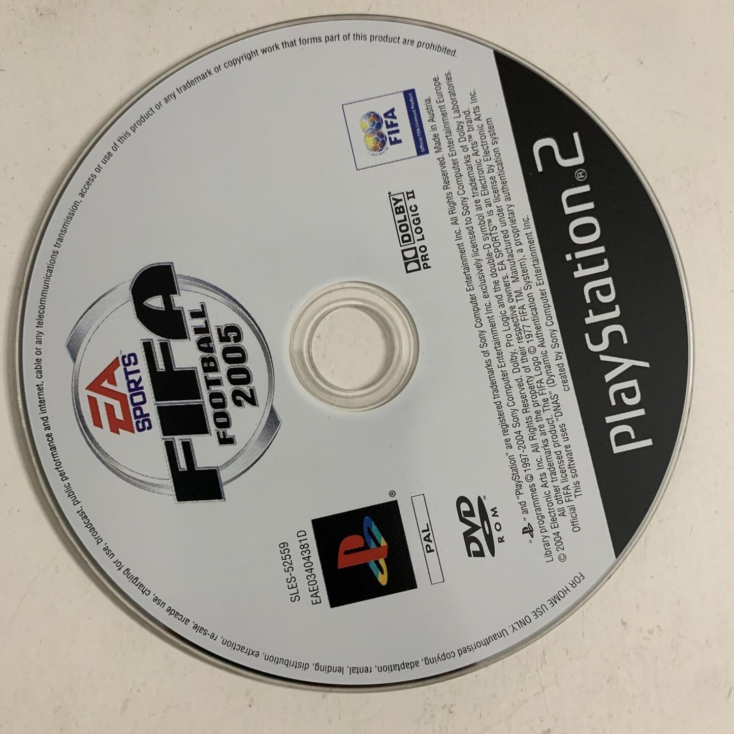 FIFA Football 2005 PS2 Sony PlayStation 2 PAL Game Complete