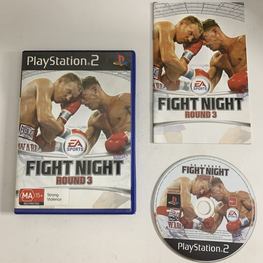 Fight Night Round 3 PS2 PlayStation 2 PAL Boxing Game Complete