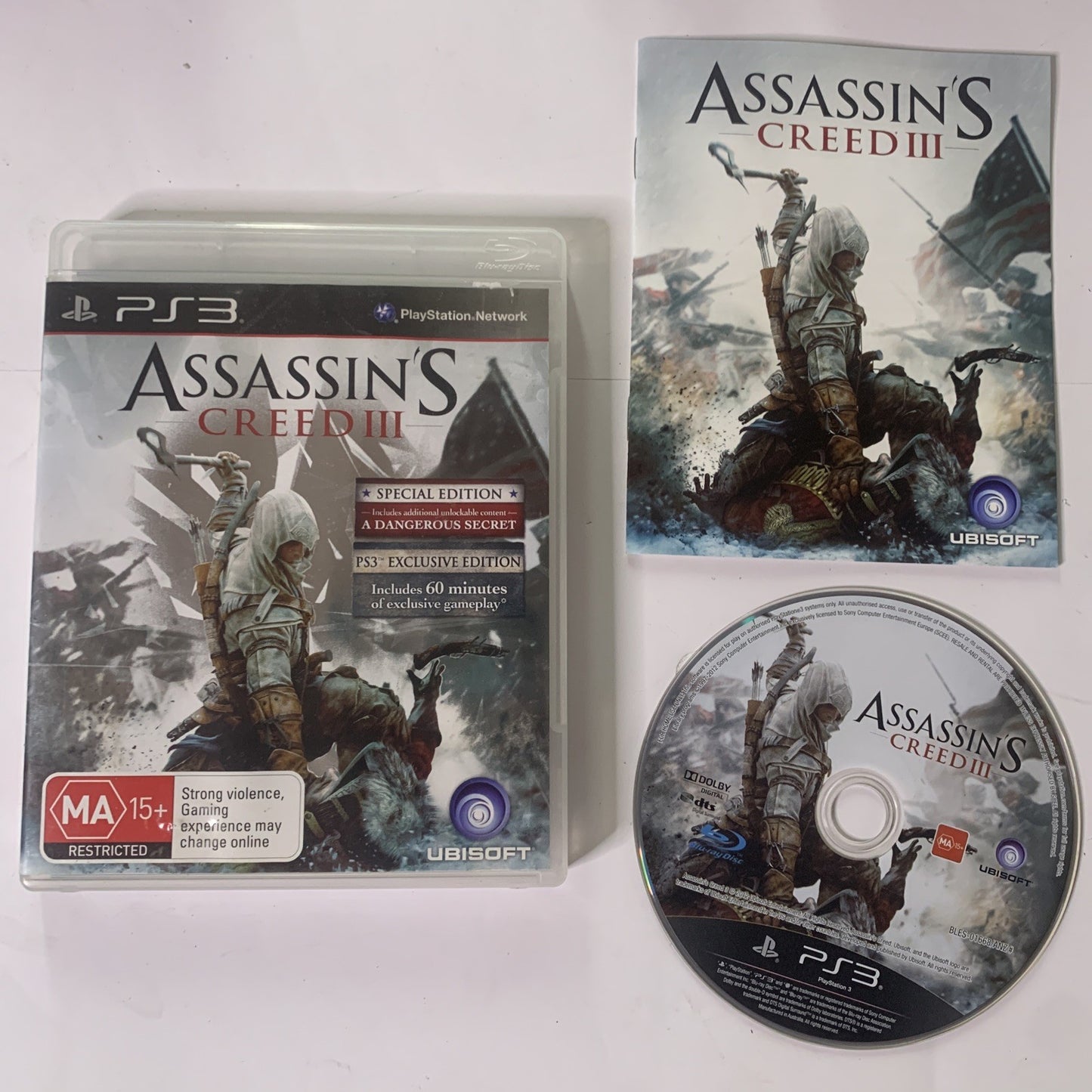 Assassin's Creed 3 III PS3 Playstation 3 Game Complete