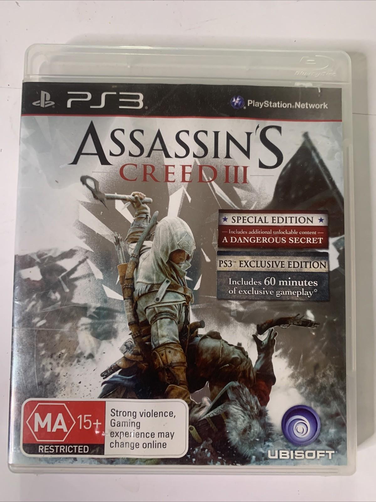 Assassin's Creed 3 III PS3 Playstation 3 Game Complete