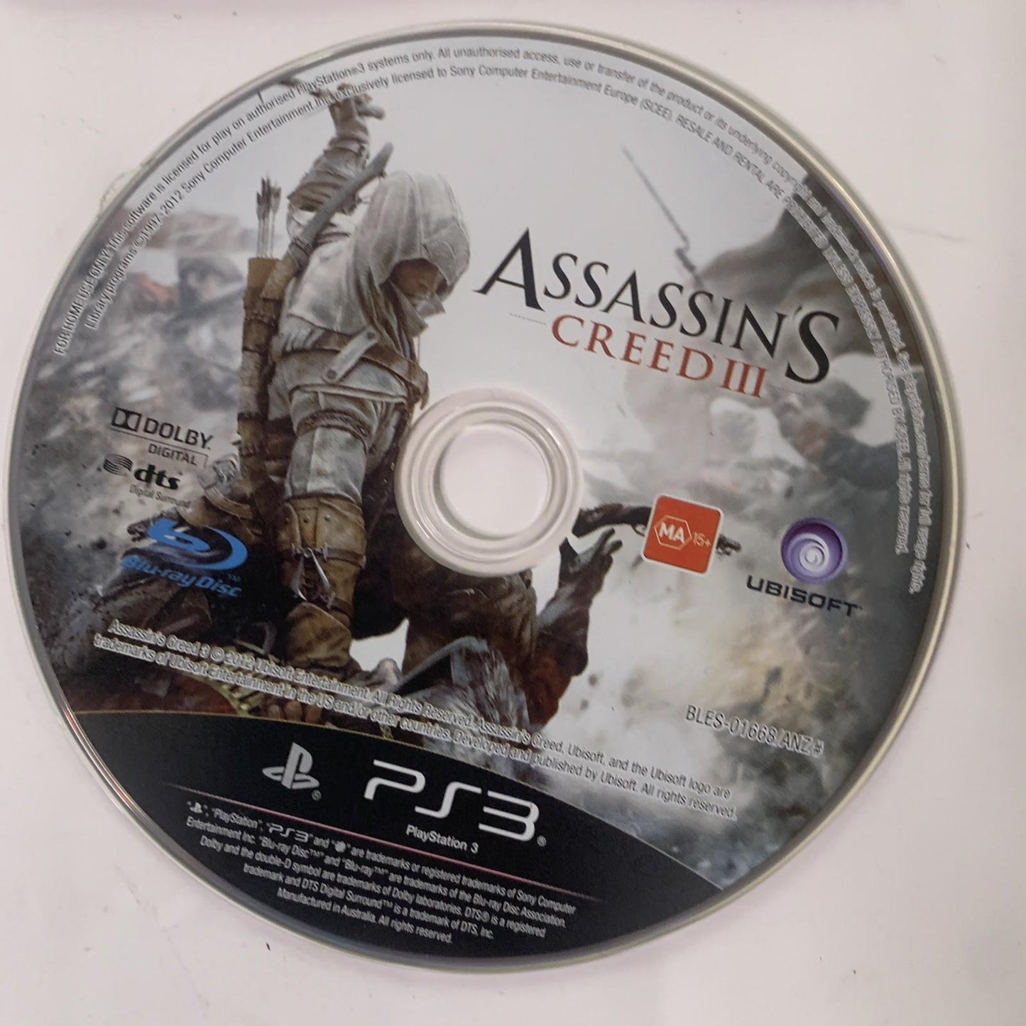 Assassin's Creed 3 III PS3 Playstation 3 Game Complete