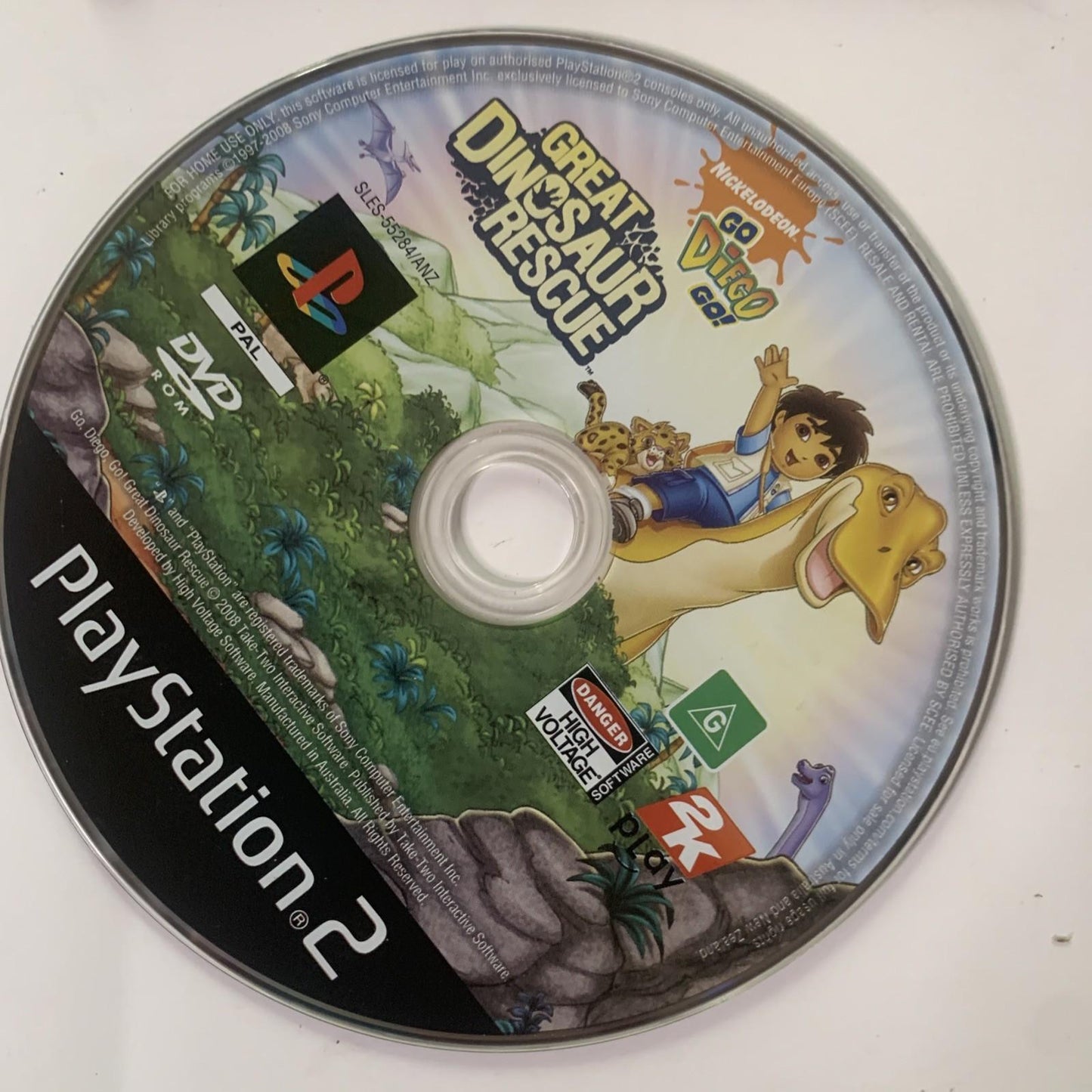 Go Diego Go Dinosaur Rescue PS2 PlayStation 2 PAL Game Complete