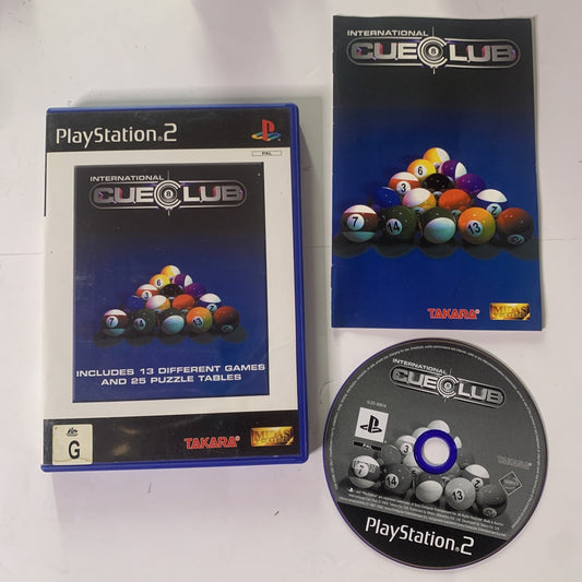 International Cue Club PS2 Sony PlayStation 2 PAL Game Complete