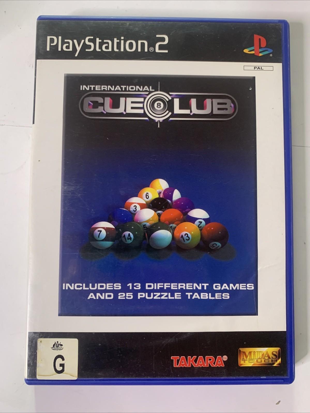 International Cue Club PS2 Sony PlayStation 2 PAL Game Complete