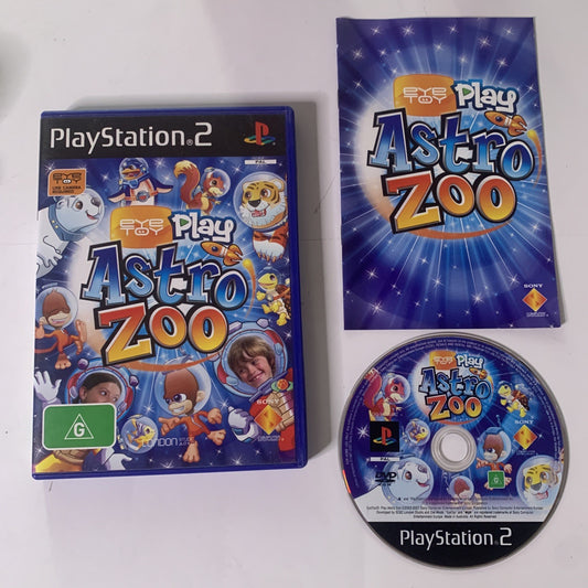 EyeToy Astro Zoo PS2 Sony PlayStation 2 PAL Game Complete