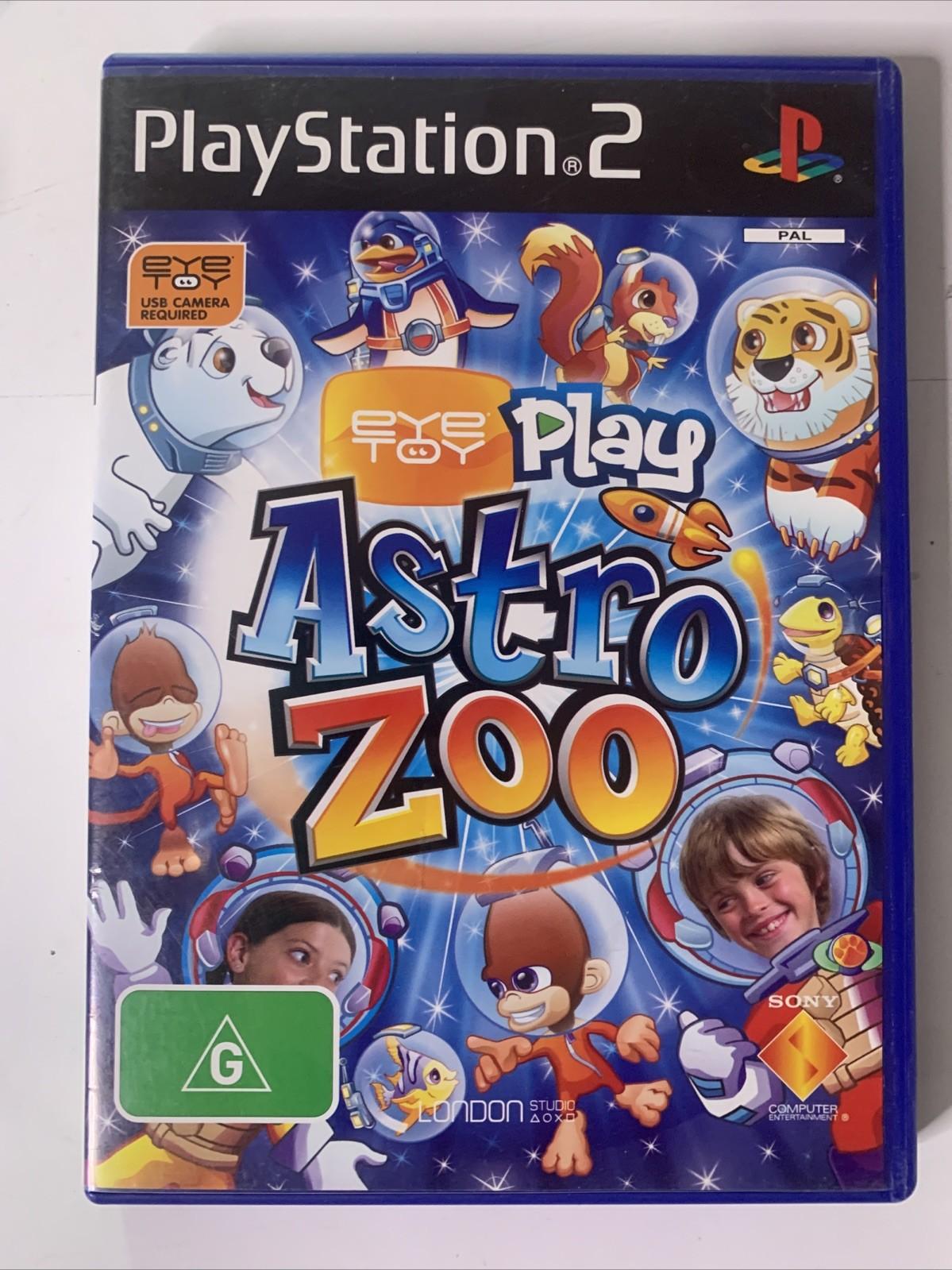 EyeToy Astro Zoo PS2 Sony PlayStation 2 PAL Game Complete
