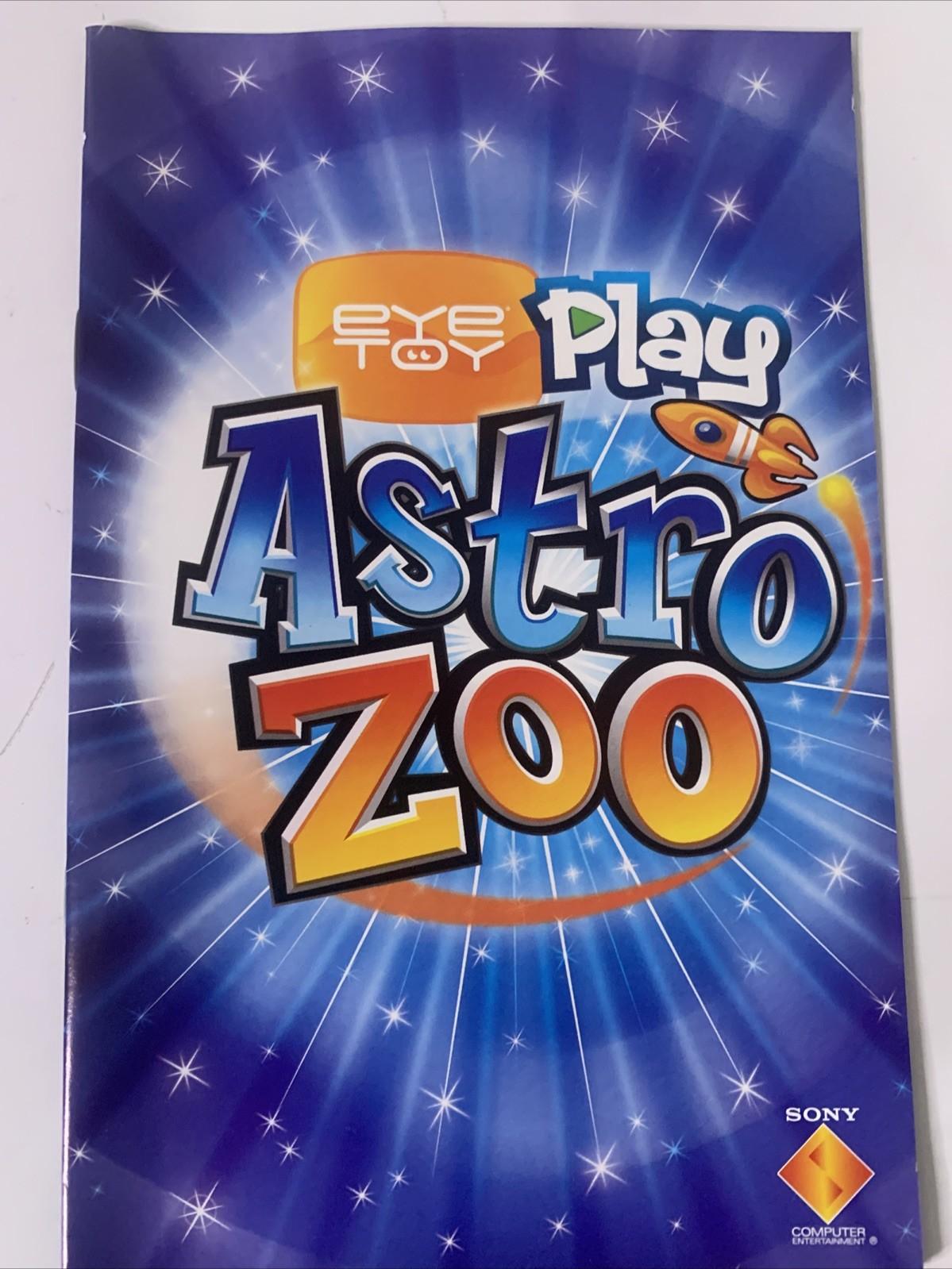 EyeToy Astro Zoo PS2 Sony PlayStation 2 PAL Game Complete