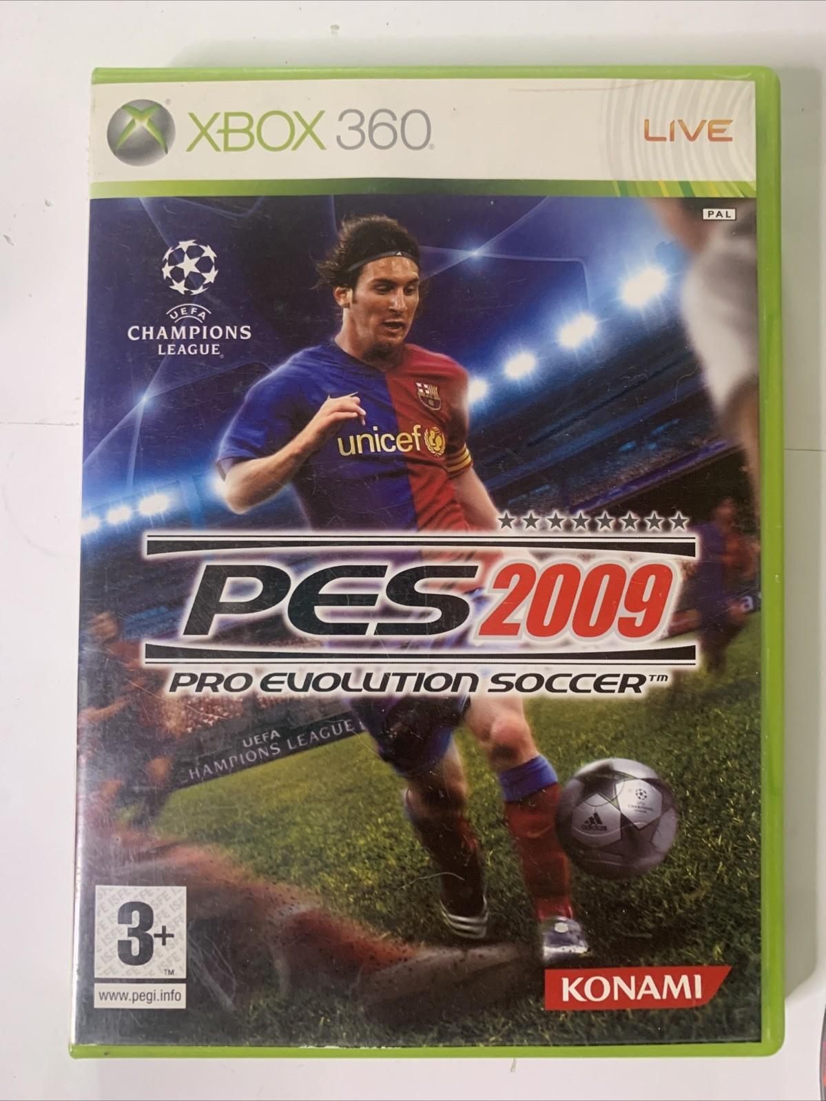 Pro Evolution Soccer PES 2009 Microsoft XBOX 360 PAL Game Complete