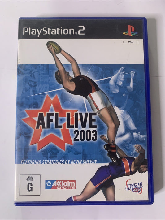AFL Live 2003 PS2 Sony PlayStation 2 PAL Game