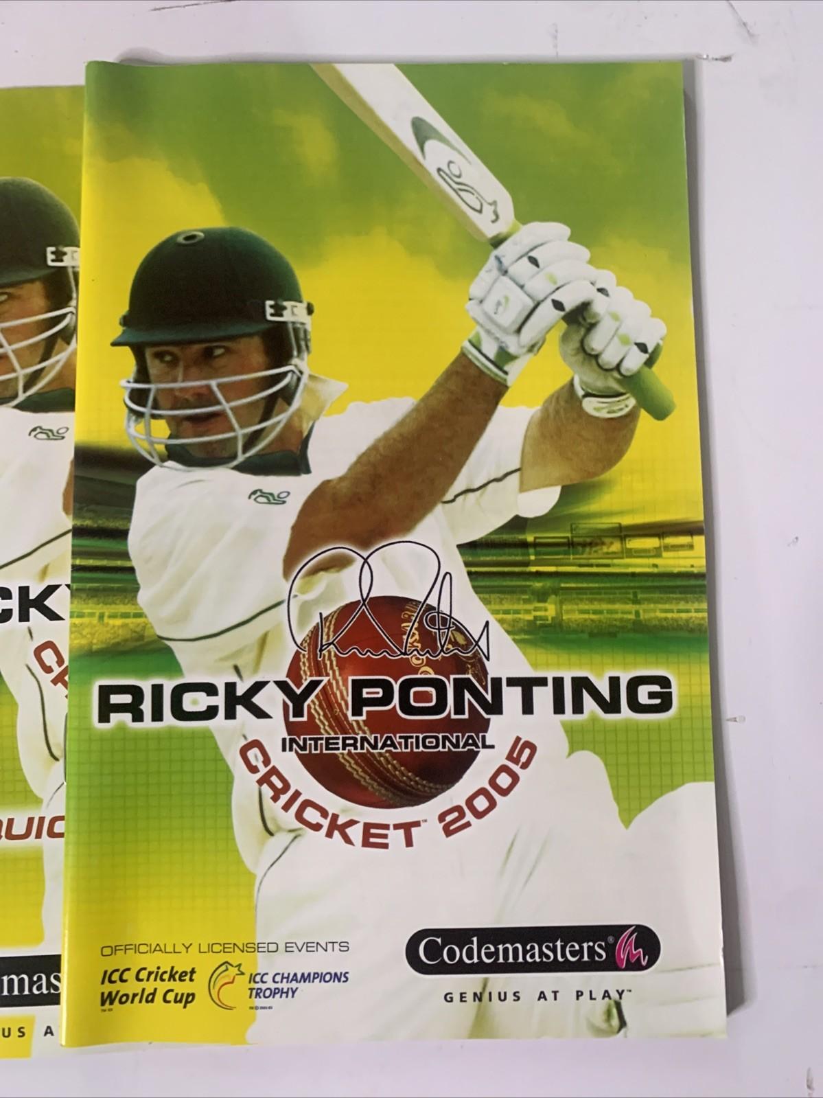 Ricky Ponting International Cricket 2005 PS2 Playstation 2 PAL Game Complete
