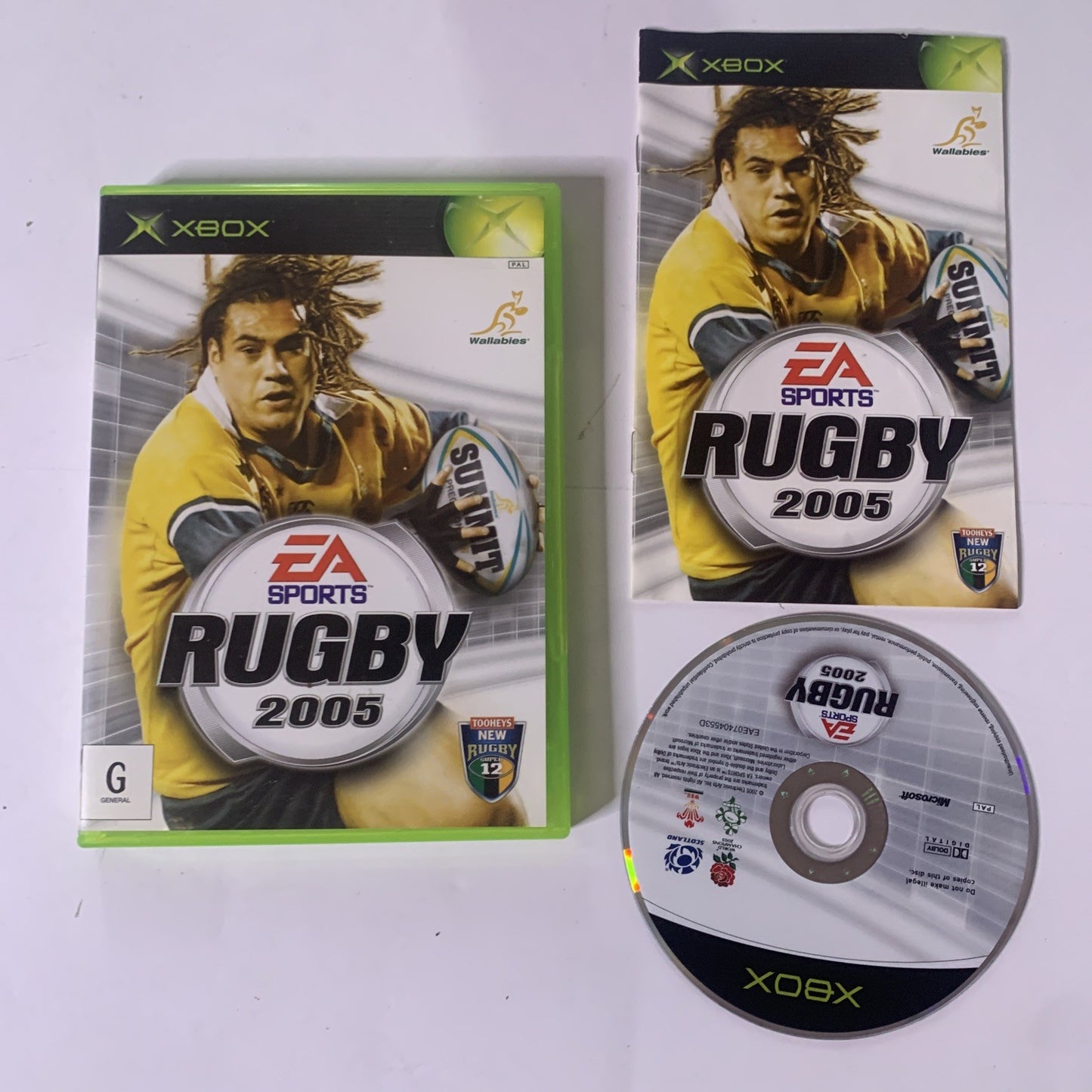 Rugby 2005 Microsoft XBOX Original PAL Game Complete