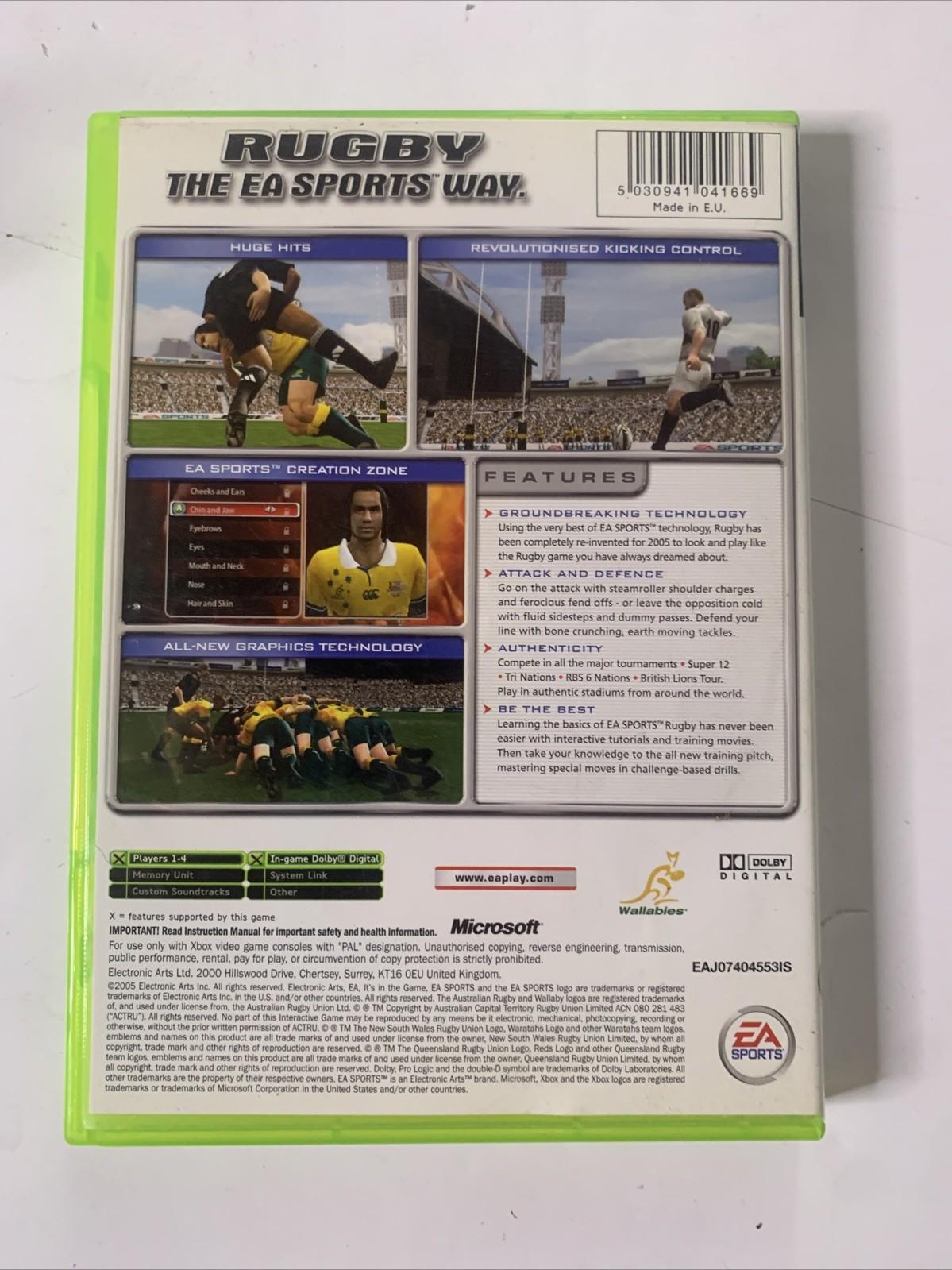 Rugby 2005 Microsoft XBOX Original PAL Game Complete