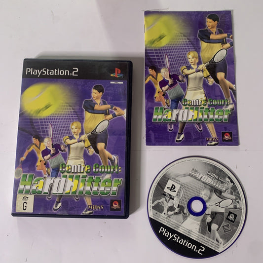 Centre Court Hardhitter PS2 Sony PlayStation 2 PAL Tennis Game Complete