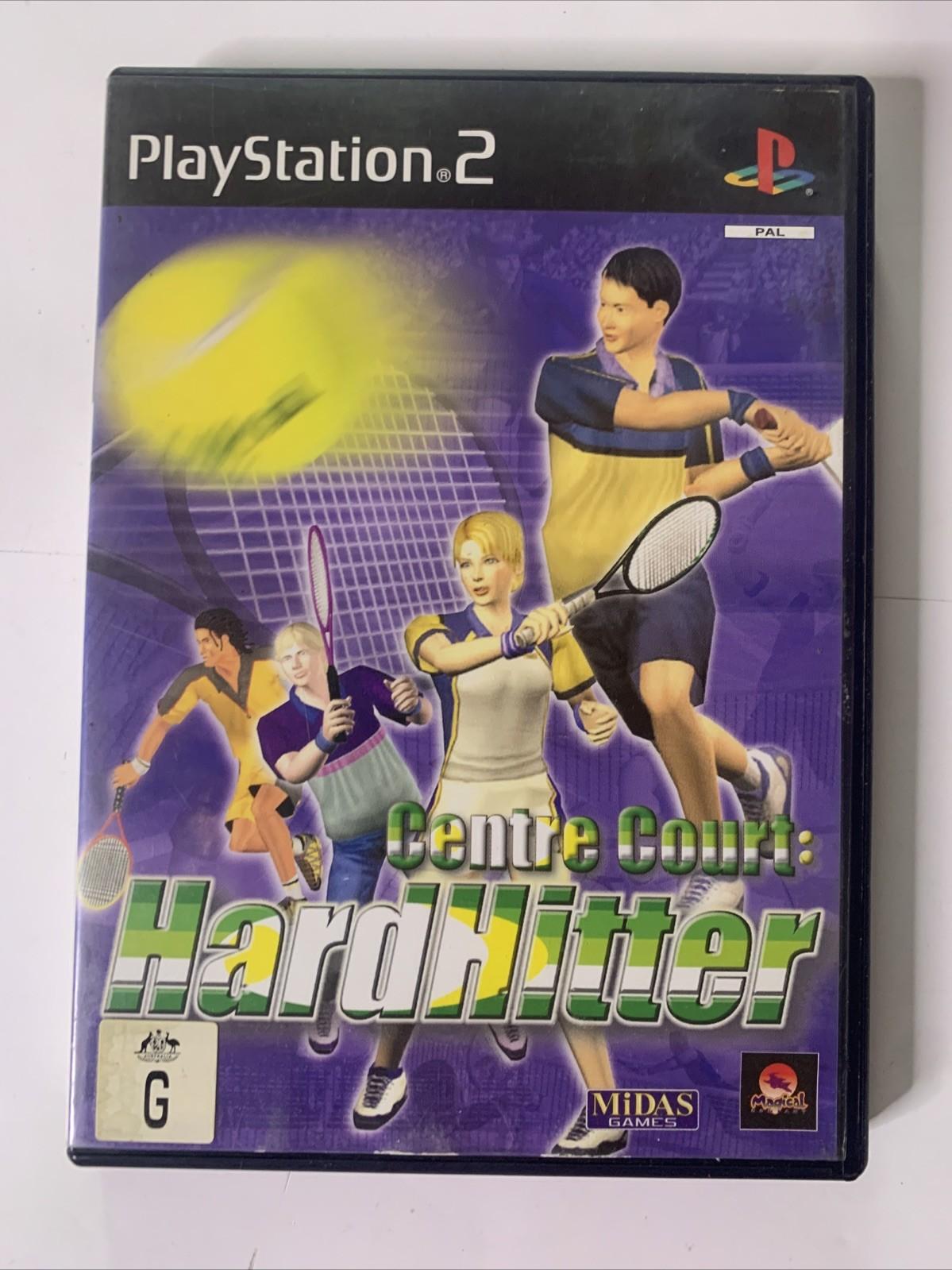 Centre Court Hardhitter PS2 Sony PlayStation 2 PAL Tennis Game Complete