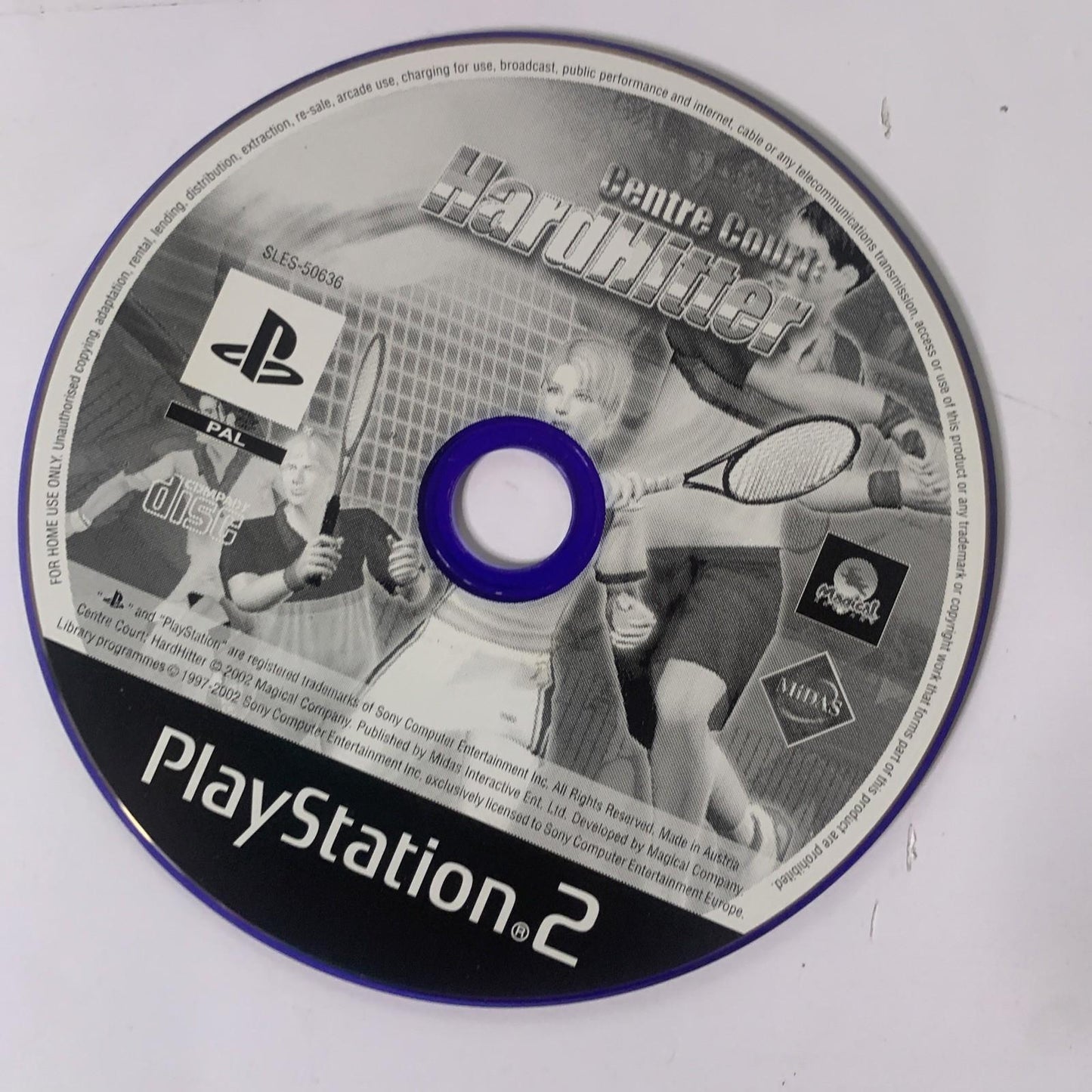 Centre Court Hardhitter PS2 Sony PlayStation 2 PAL Tennis Game Complete