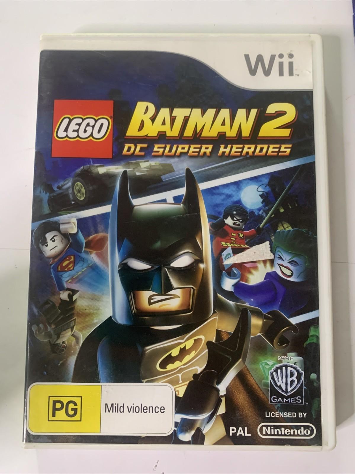 LEGO Batman Super Heroes 2 Nintendo Wii PAL Game Complete