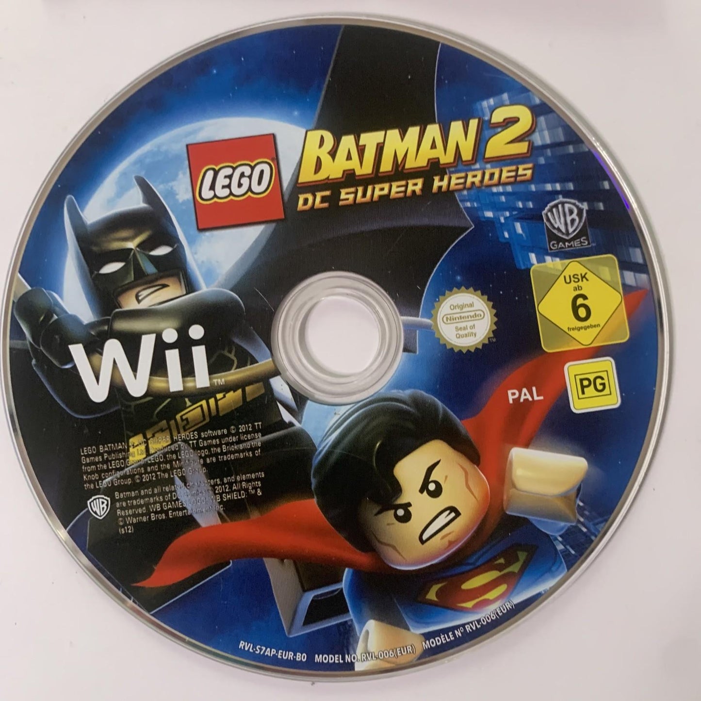 LEGO Batman Super Heroes 2 Nintendo Wii PAL Game Complete