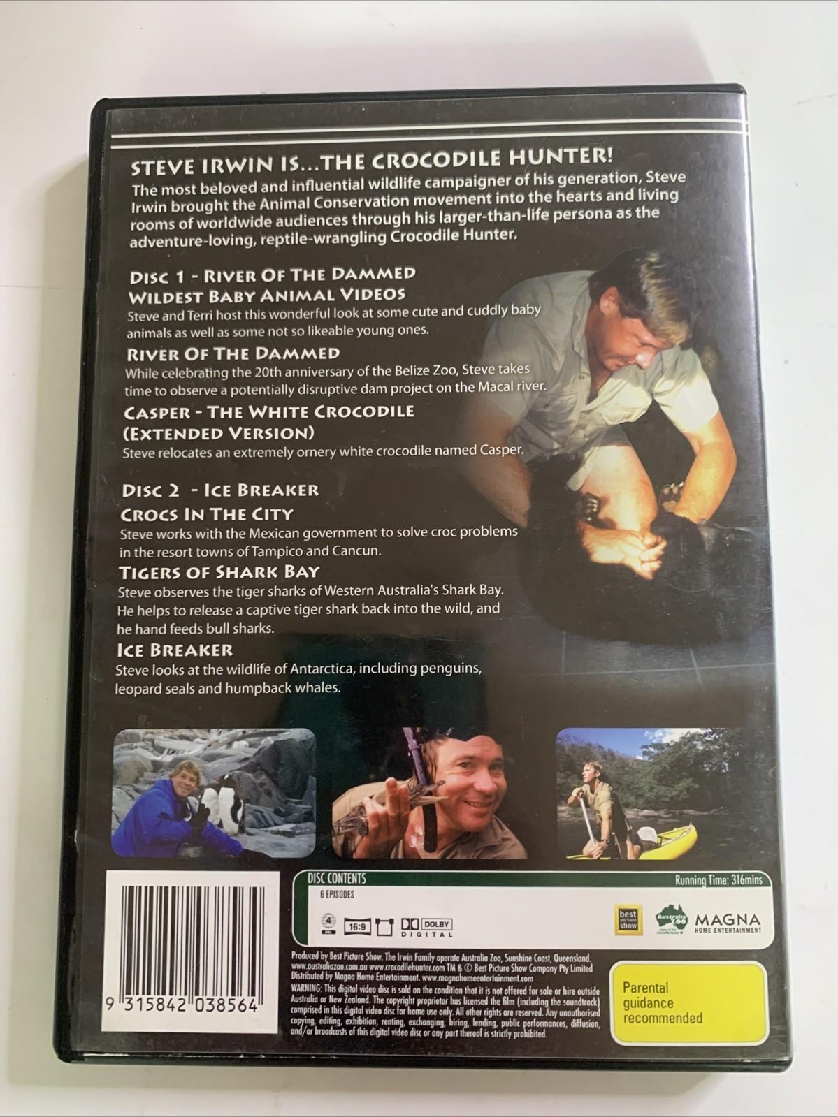 The Crocodile Hunter: River of the Damned / Ice Breaker (DVD, 2005) Region 4