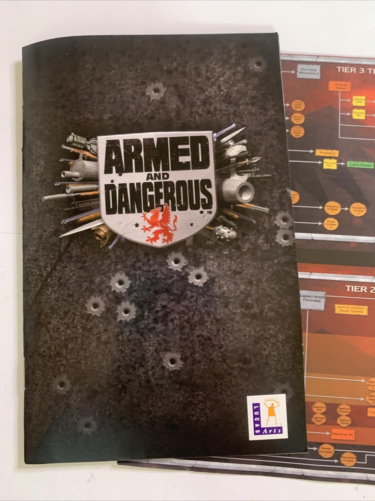 Armed And Dangerous PC CD-ROM Windows LucasArts Game Complete