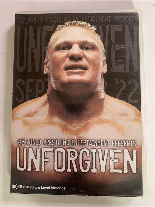 WWE Unforgiven (DVD, 2002) Pro Wrestling Region 4