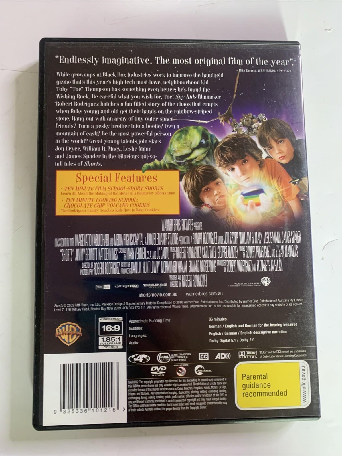 Shorts: The Adventures of the Wishing Rock (DVD, 2009) Leslie Mann Region 4