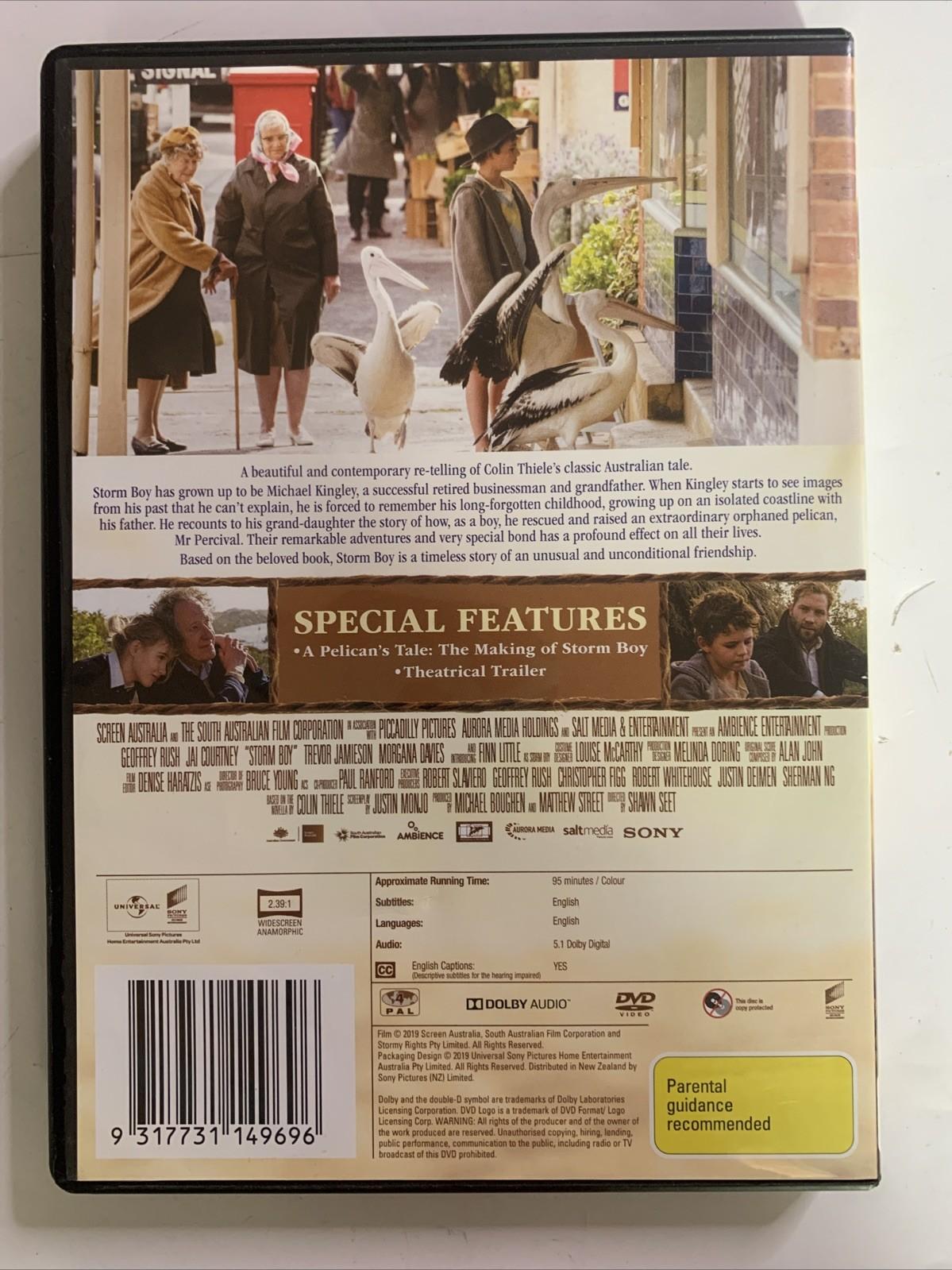 Storm Boy (DVD, 2019) Geoffrey Rush,  Jai Courtney Region 4