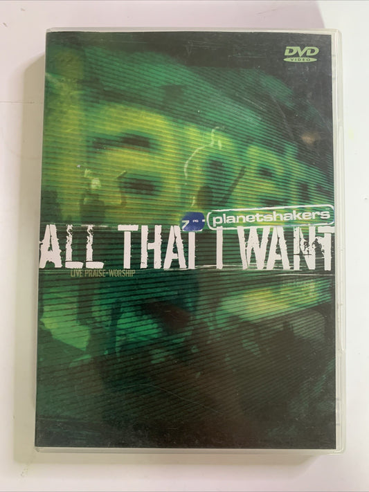Planetshakers – All That I Want (DVD, 2004) All Regions
