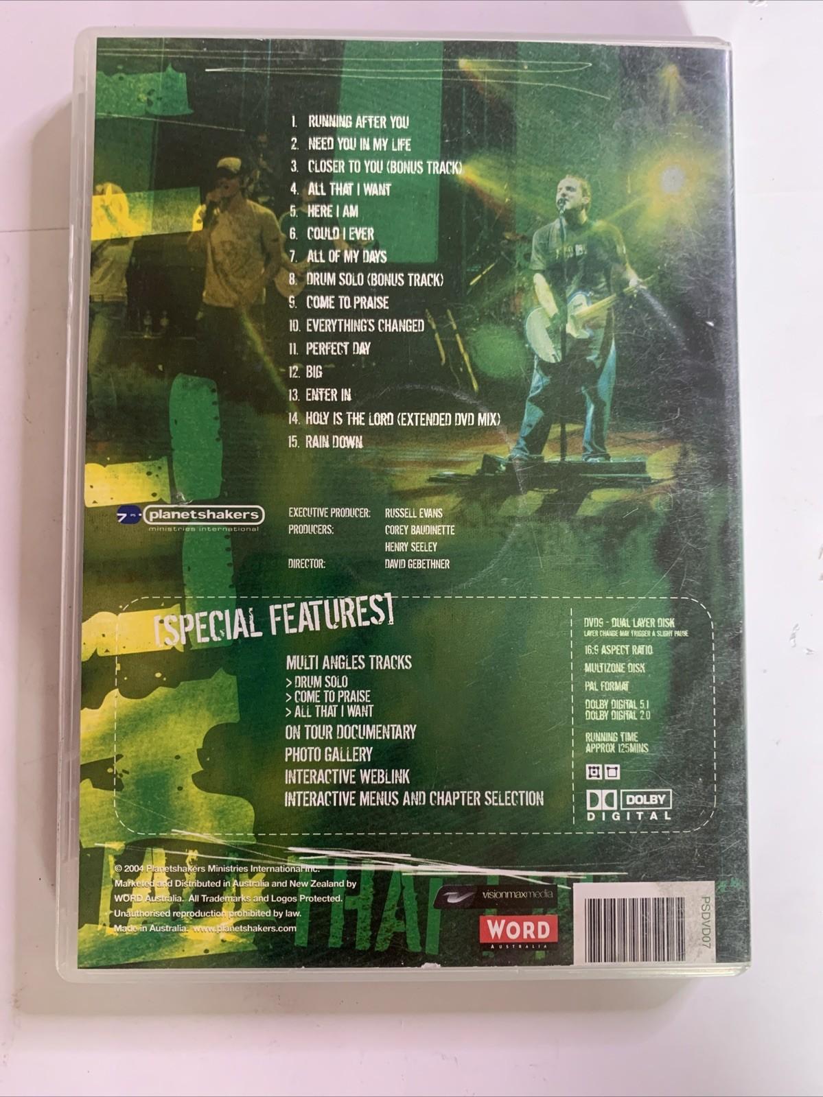Planetshakers – All That I Want (DVD, 2004) All Regions