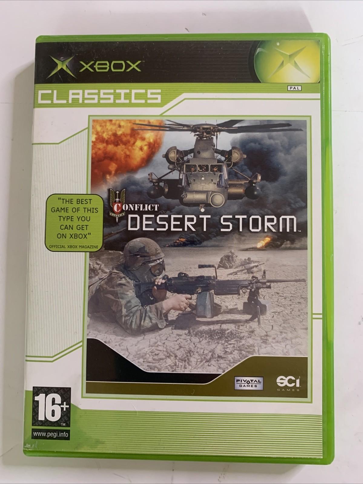 Conflict Desert Storm Microsoft XBOX Original PAL Game COmplete
