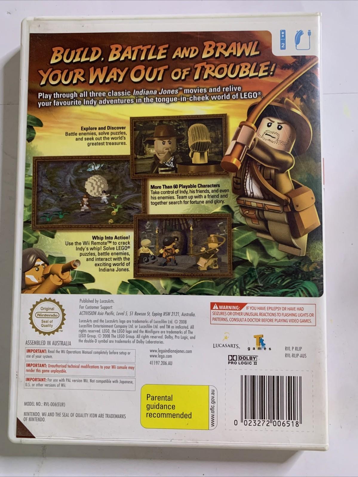 LEGO Indiana Jones: The Original Adventures Nintendo Wii PAL Game