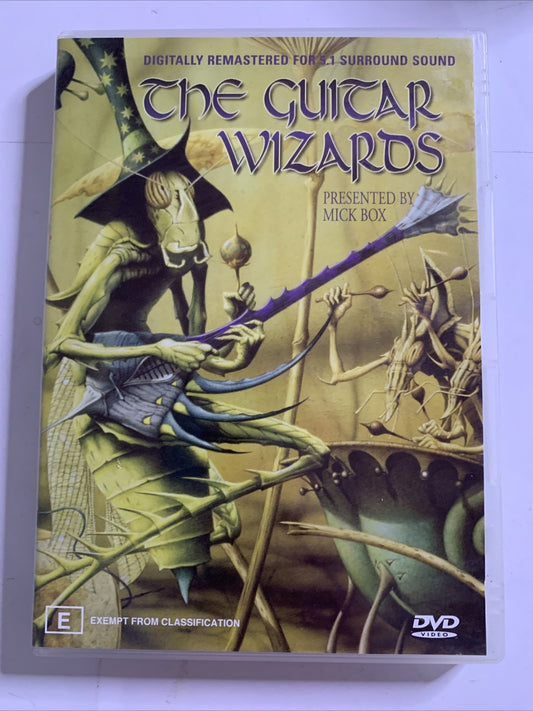 The Guitar Wizards (DVD) Steve Howe, Tony lommi, Mick Box Region 4