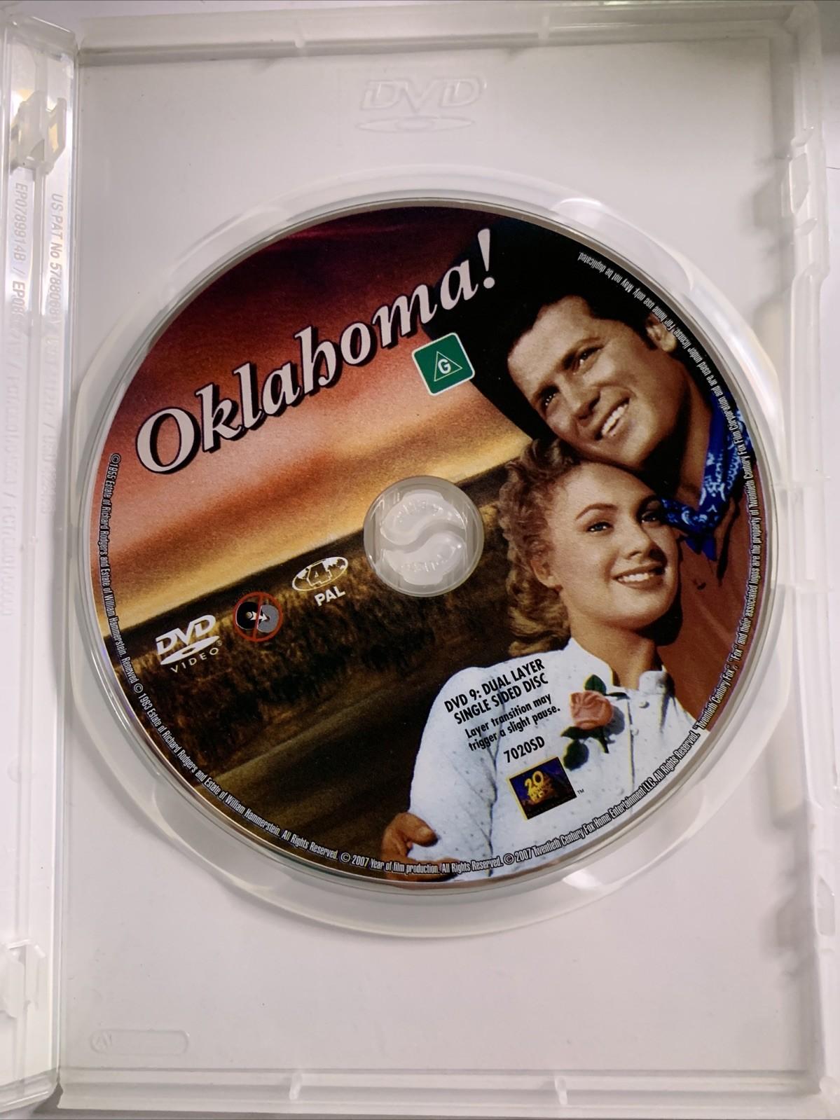 Oklahoma (DVD, 1955) Gordon MacRae, Gloria Grahame  Region 4