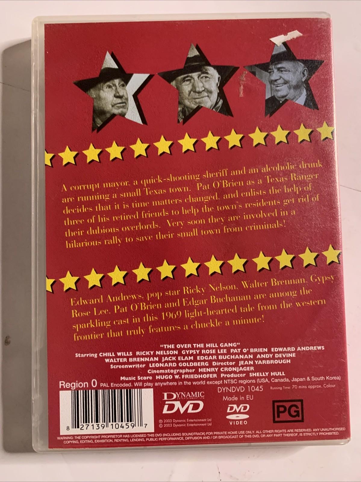 The Over The Hill Gang (DVD, 1969) Ricky Nelson, Edgar Buchanan All Regions