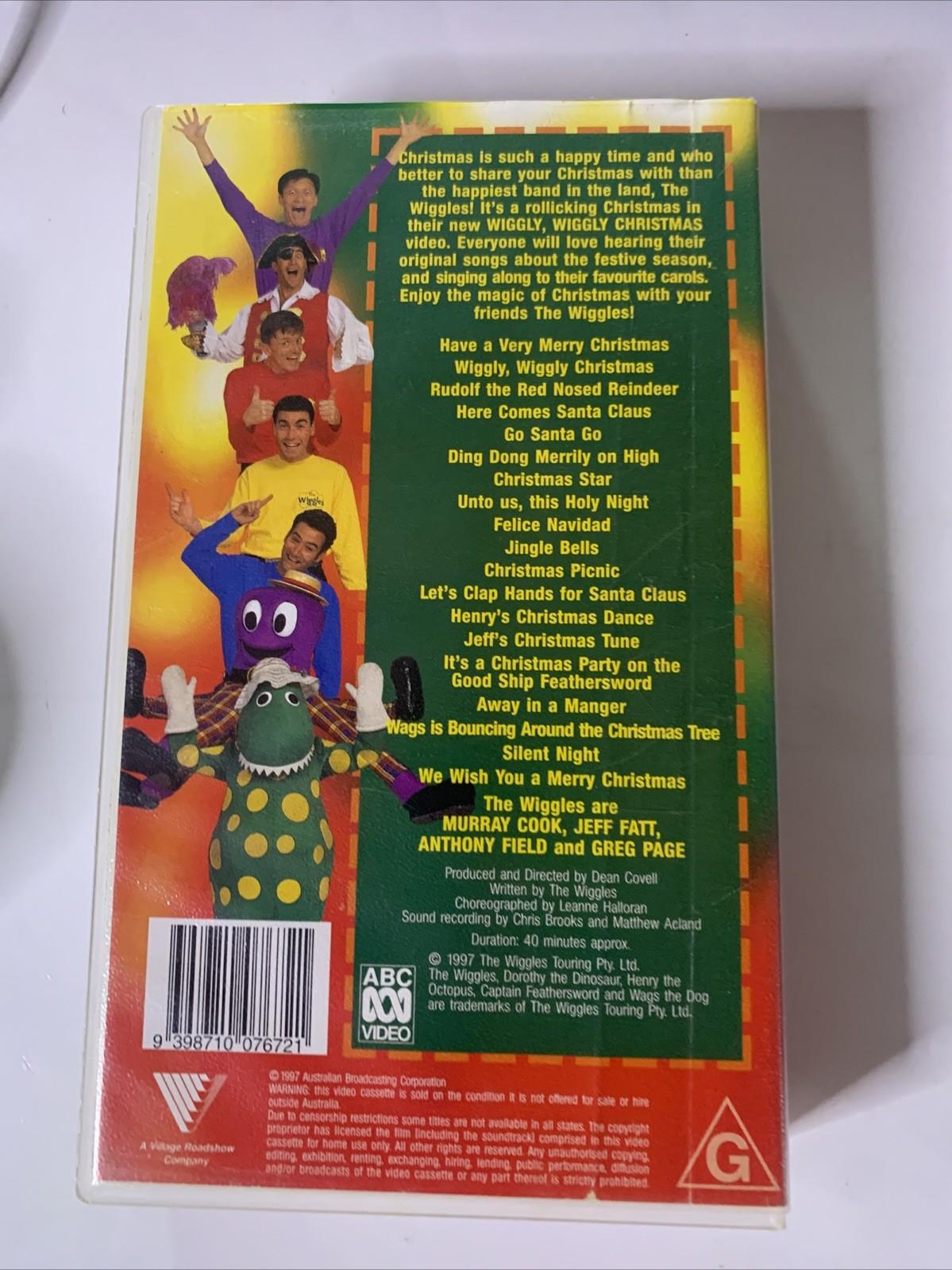 The Wiggles: Wiggly, Wiggly Christmas (VHS, 1997) PAL