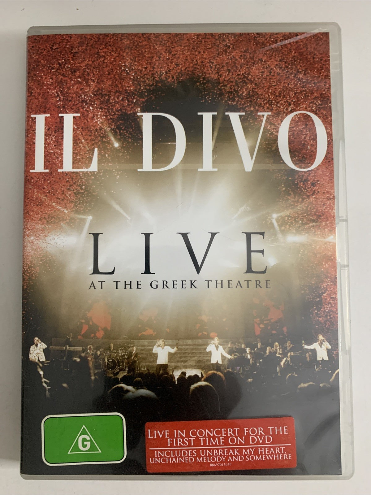 Il Divo – Live At The Greek Theatre (DVD, 2006) All Regions