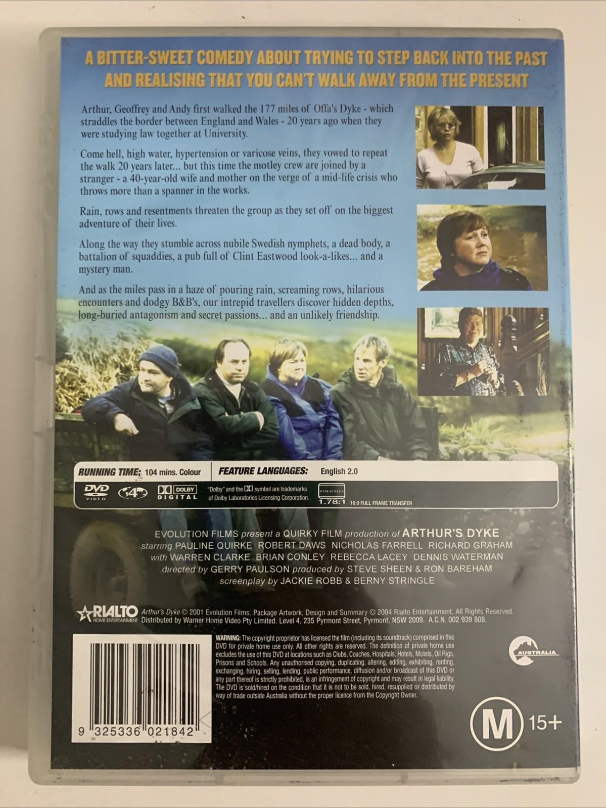 Arthur's Dyke (DVD, 2001) Pauline Quirke, Robert Daws Region 4