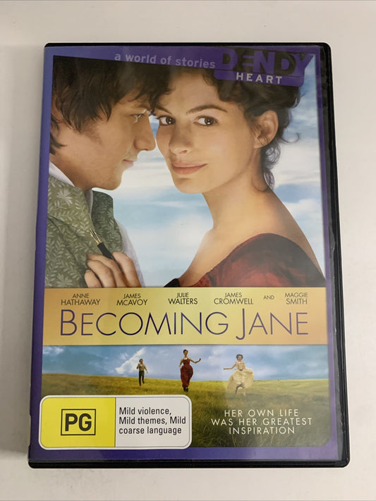 Becoming Jane (DVD, 2007) Anne Hathaway, James McAvoy Region 4