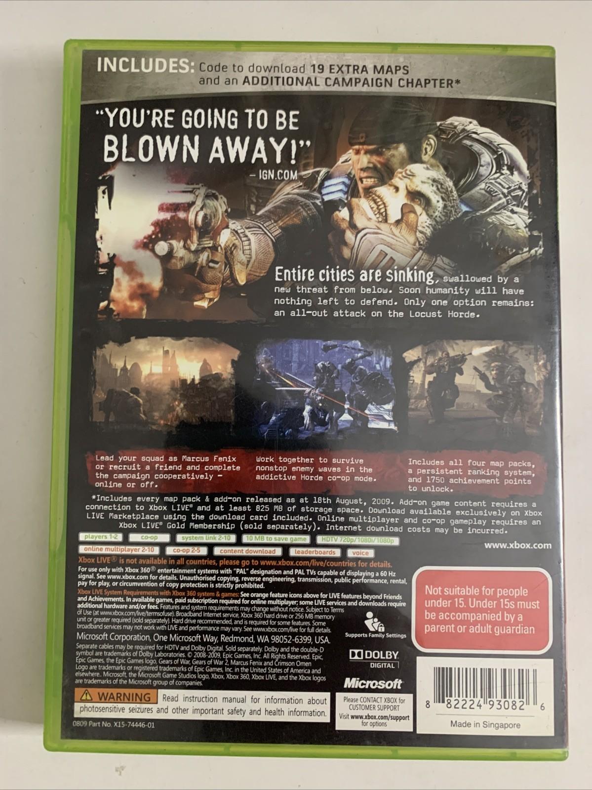 Gears Of War 2: Game Of The Year Edition Microsoft XBOX 360 PAL Complete