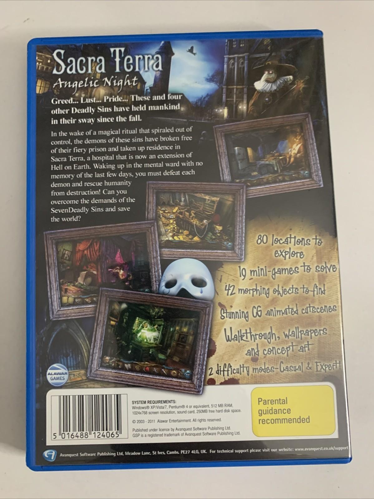 Sacra Terra: Angelic Night PC CD-ROM Windows Hidden Object Game NEW