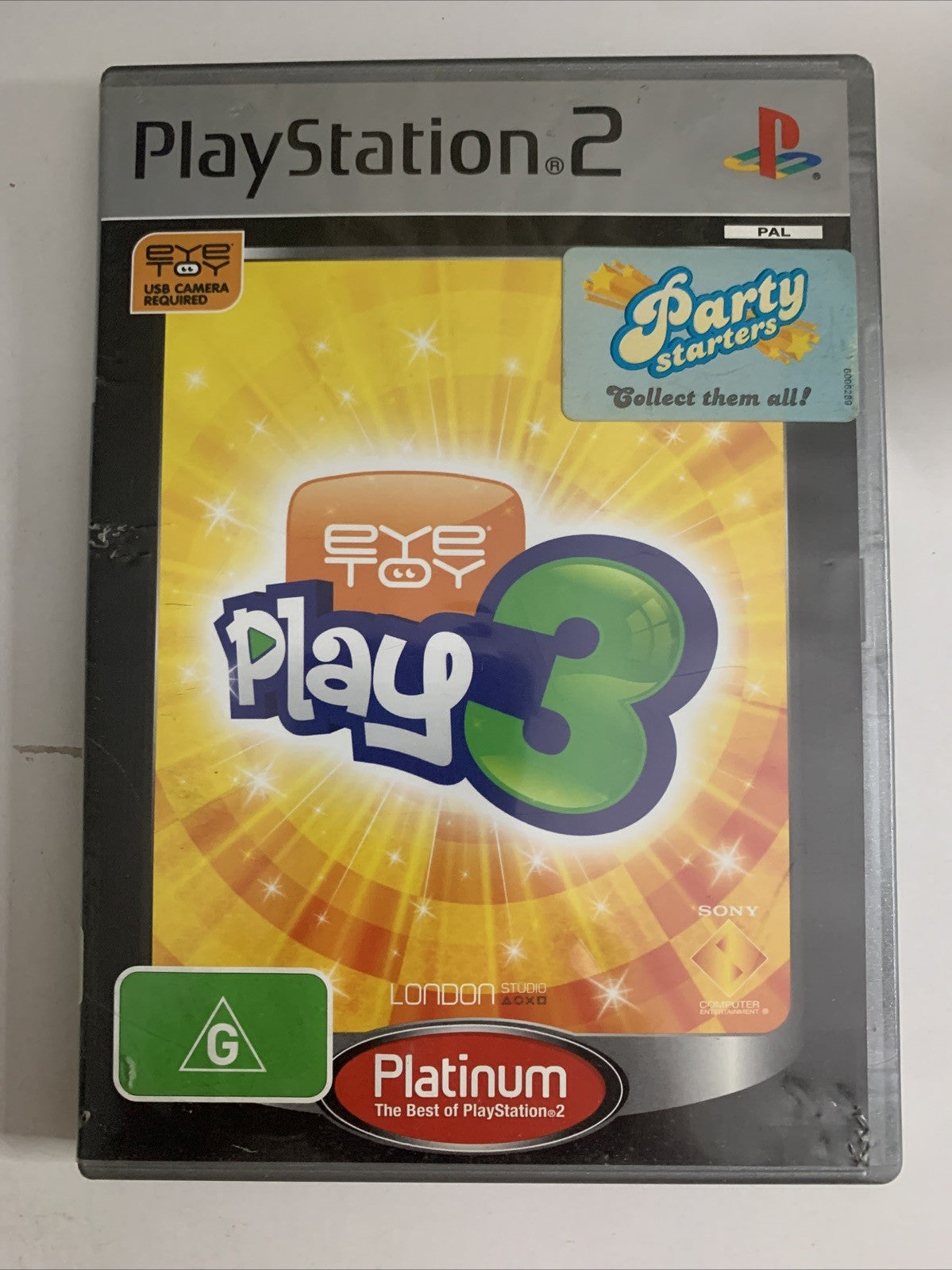Eyetoy Play 3 PS2 Sony Playstation 2 PS2 PAL Game