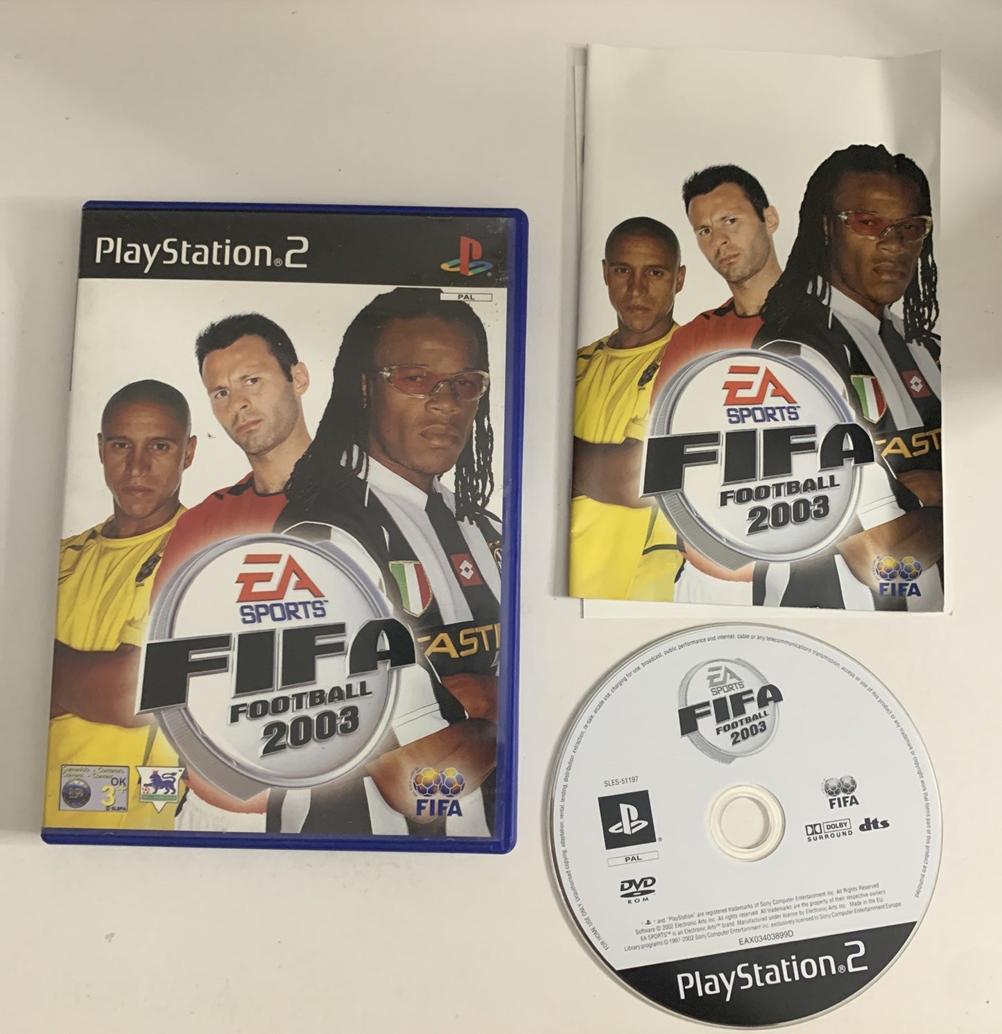 FIFA Football 2003 PS2 Sony PlayStation 2 PAL EA Sports Game  Complete