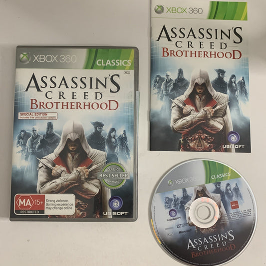 Assassin's Creed: Brotherhood (Microsoft XBOX 360 Classics) PAL Game Complete