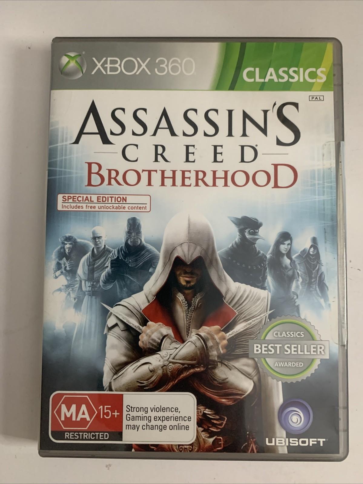 Assassin's Creed: Brotherhood (Microsoft XBOX 360 Classics) PAL Game Complete